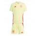 Maillot de foot Espagne Extérieur vêtements enfant Europe 2024 Manches Courtes (+ pantalon court)